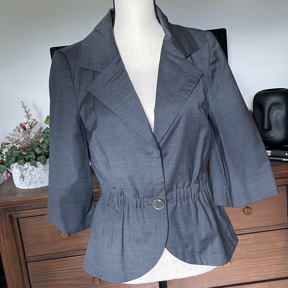 Grey jacket for dressing up or down - sz 8